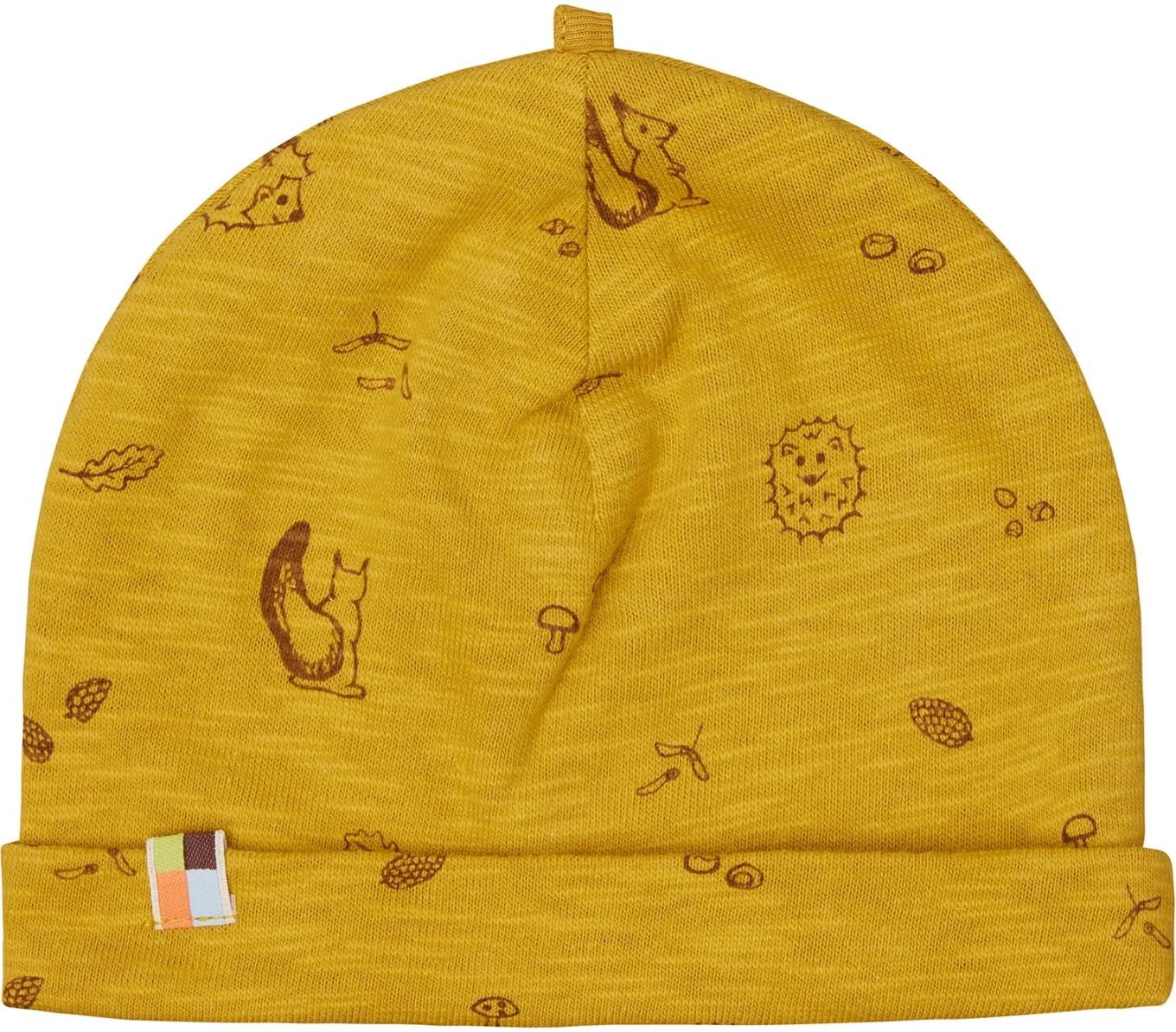 Beanie aus Slub Jersey mit Druck