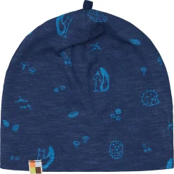 Beanie aus Slub Jersey mit Druck