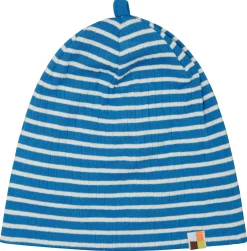 Beanie gestreift mit Rippe
