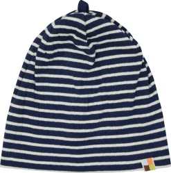 Beanie gestreift mit Rippe