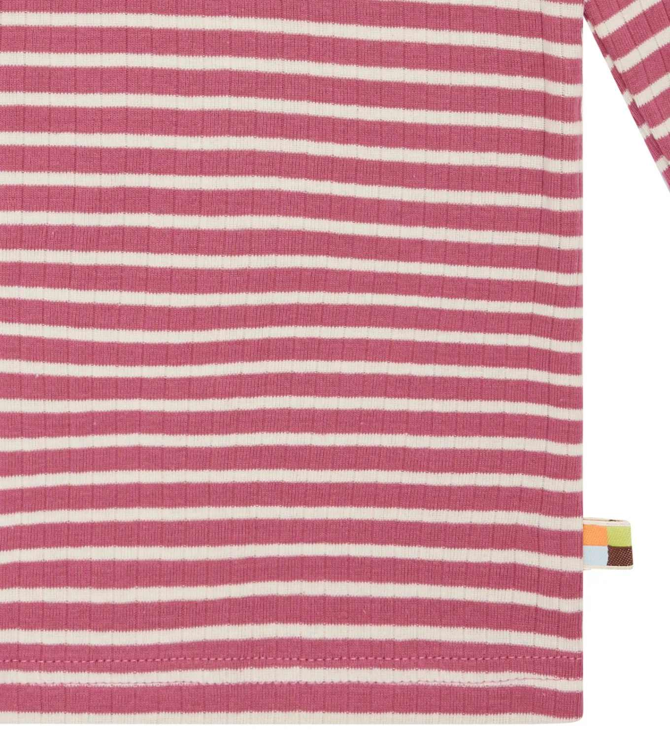 Shirt langarm gestreift mit Rippe