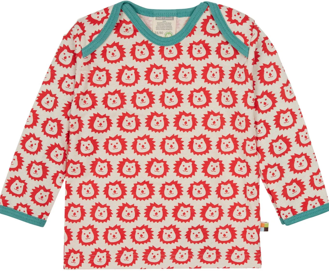 Shirt langarm mit Druck