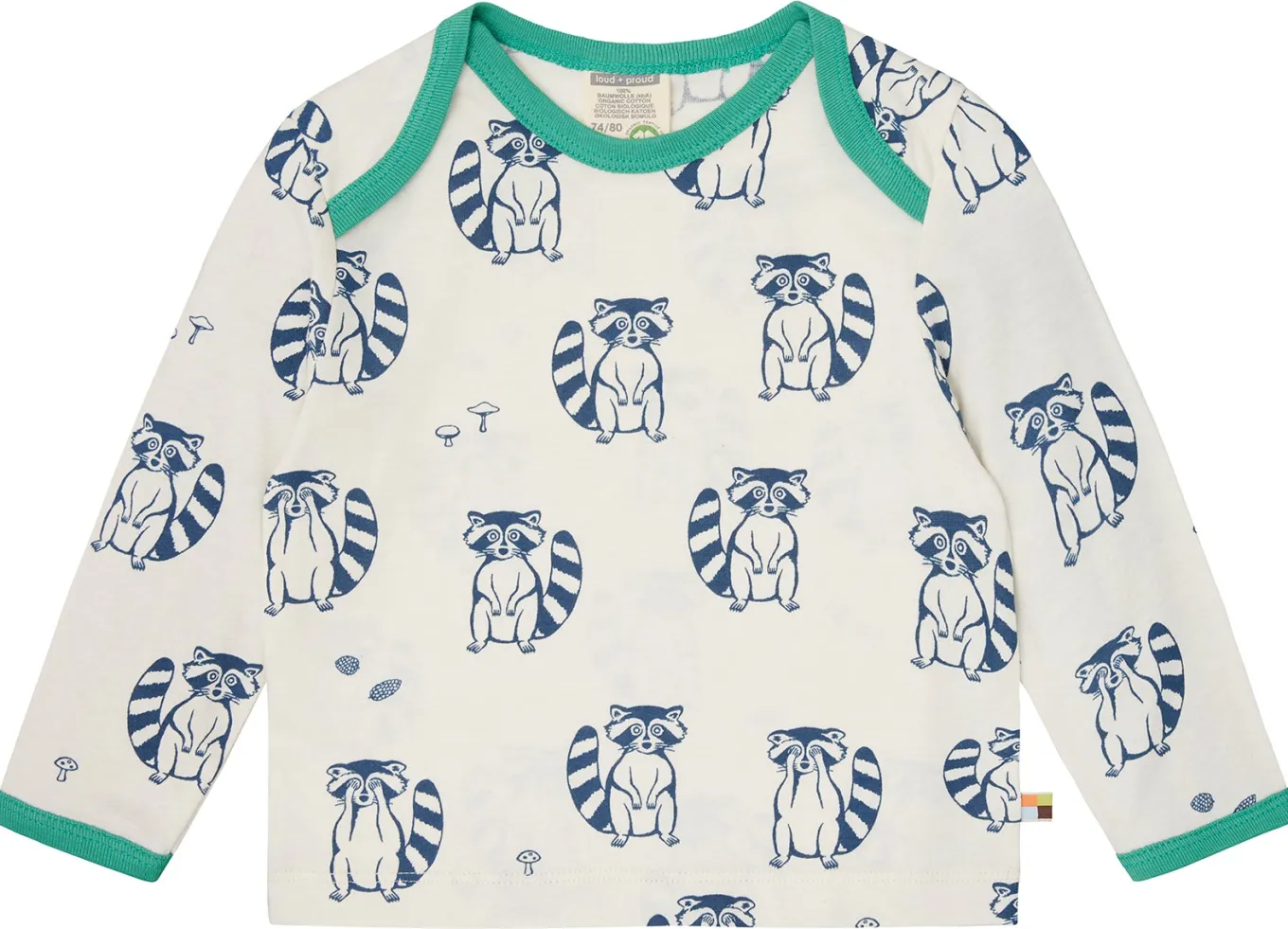 Shirt langarm mit Druck