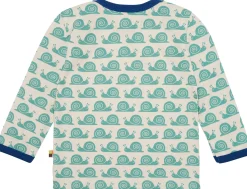 Shirt Langarm mit Druck Schnecken