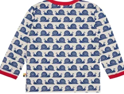 Shirt Langarm mit Druck Schnecken