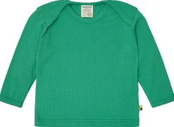Shirt langarm Uni mit Rippe