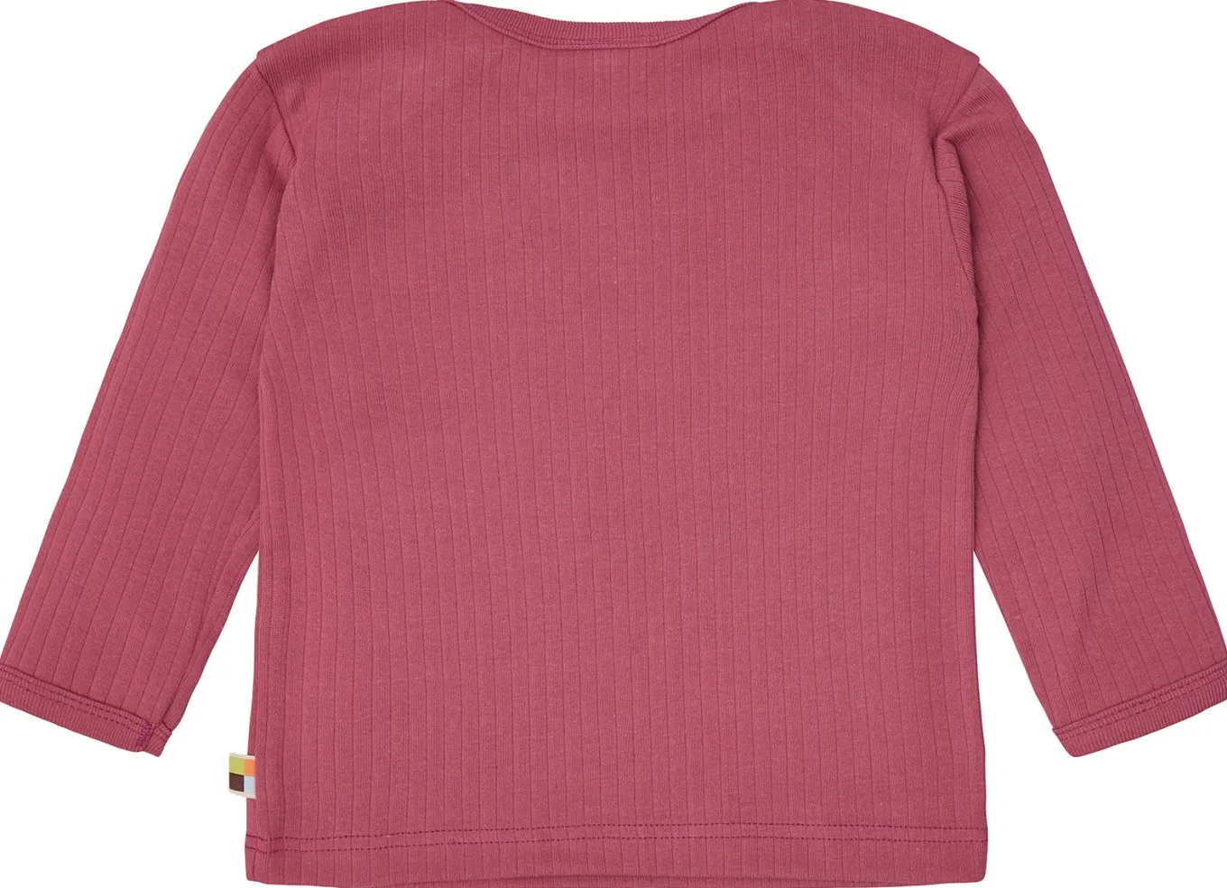 Shirt langarm Uni mit Rippe