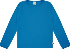 Shirt langarm Uni mit Rippe