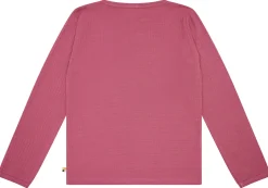 Shirt langarm Uni mit Rippe