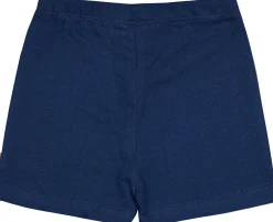 Short aus Musseline Jersey