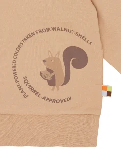 Sweatshirt mit Pflanzenfarben gefärbt