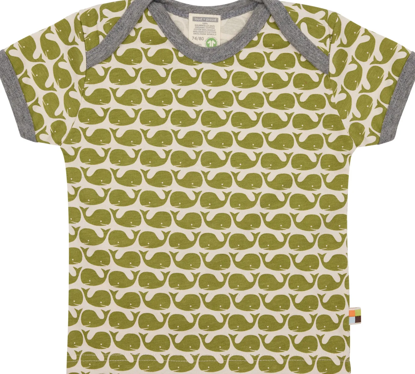 T-Shirt mit Druck Wale