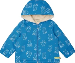 Wasserabweisende Jacke mit Teddyfutter