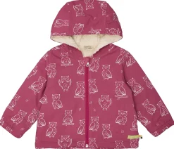 Wasserabweisende Jacke mit Teddyfutter