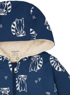 Wasserabweisende Jacke mit Teddyfutter
