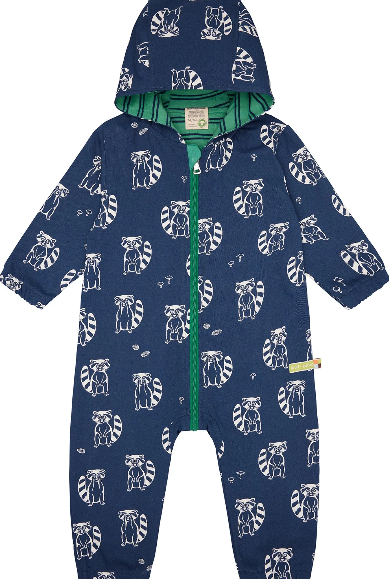 Wasserabweisender Overall mit Druck